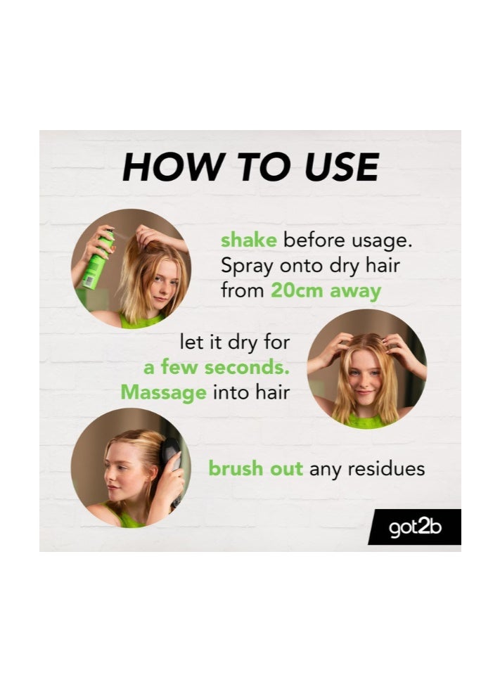 GOT 2B Schwarzkopf Got2B Fresh It Up Clean & Crisp Dry Shampoo, 200ml - Image 3