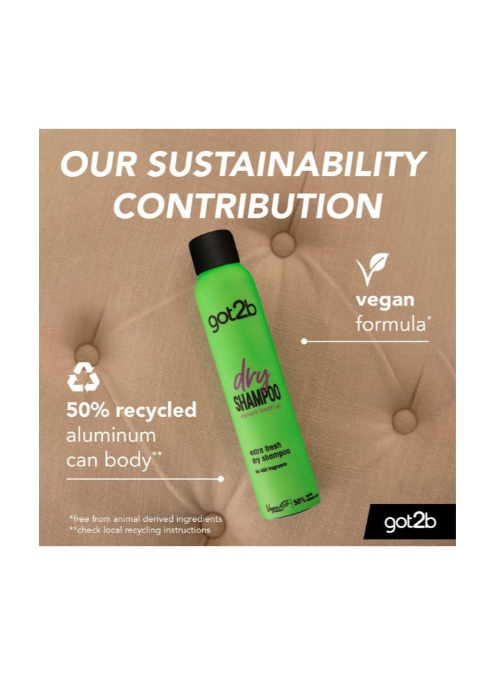 GOT 2B Schwarzkopf Got2B Fresh It Up Clean & Crisp Dry Shampoo, 200ml - Image 5