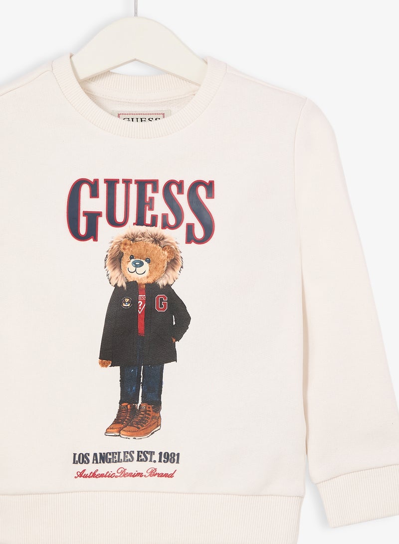 جس سويت شيرت للأولاد بشعار - Image 3