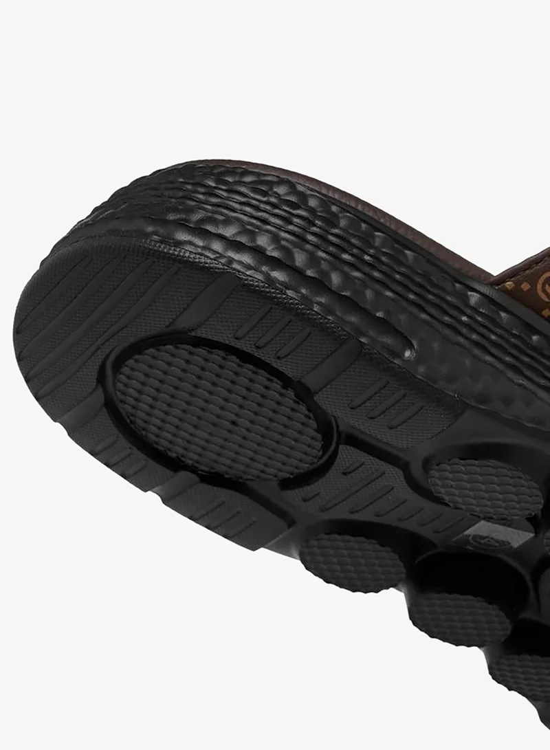 Le Confort Panelled Slip-On Sandals