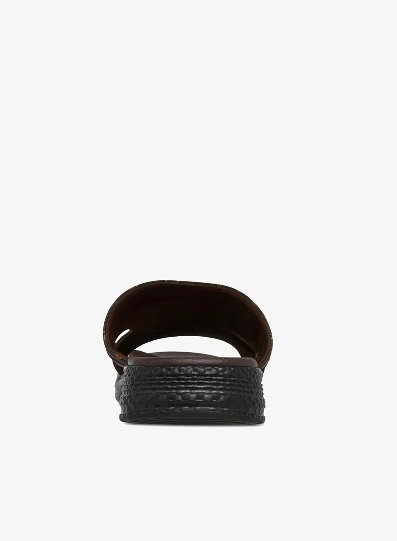 Le Confort Panelled Slip-On Sandals