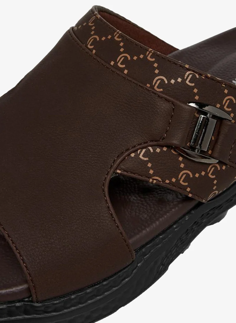 Le Confort Panelled Slip-On Sandals