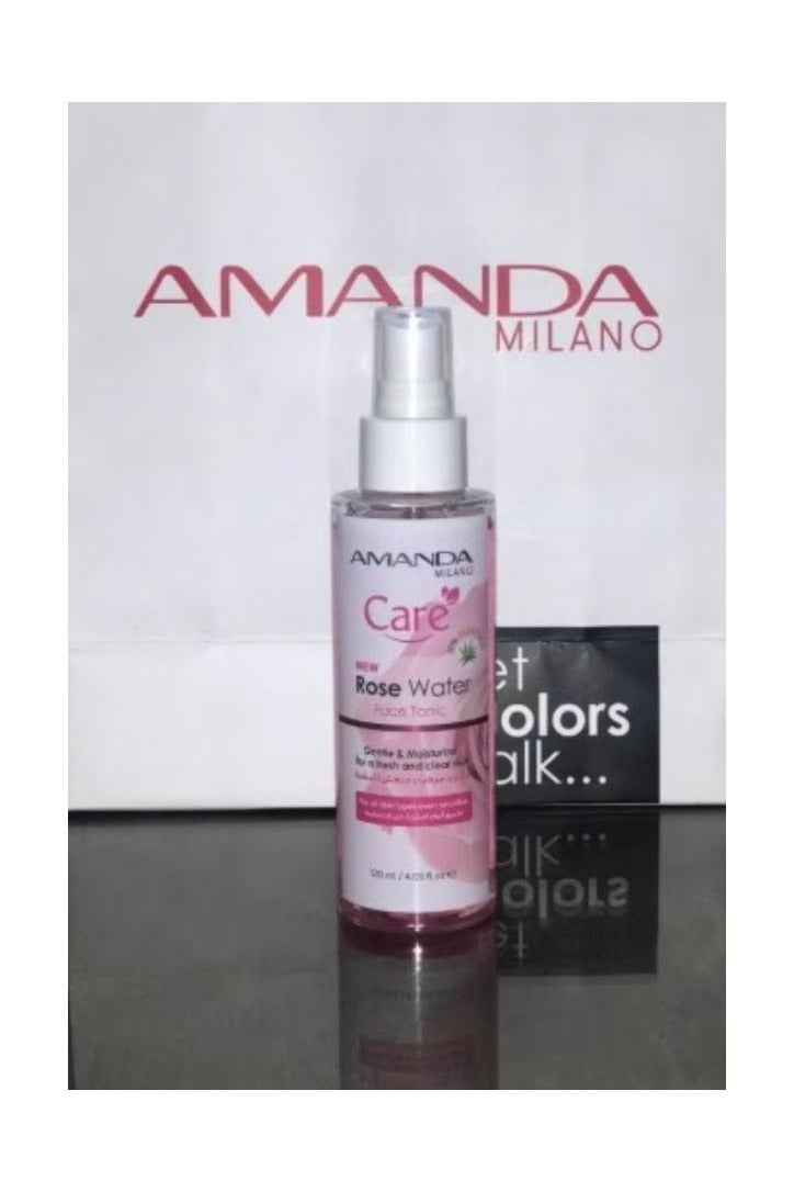 أماندا ميلانو قطعتين من ماء الورد الجديد تونيك للوجه 120*2مل - Image 2