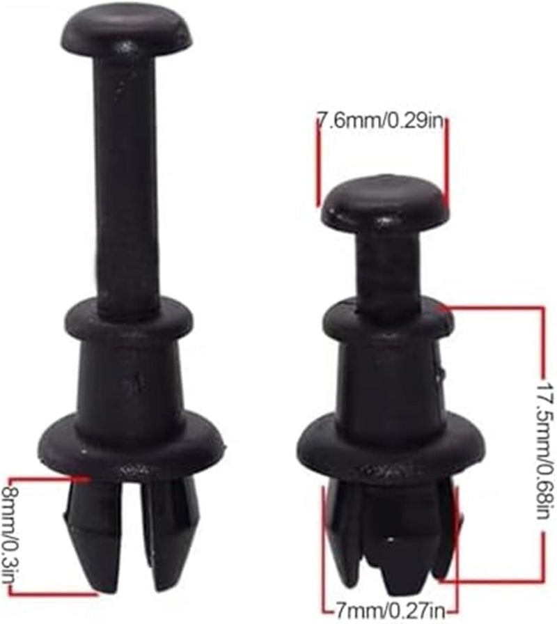 Vuzmode Trunk Parcel Shelf Strap Hooks (4pcs) - Image 2