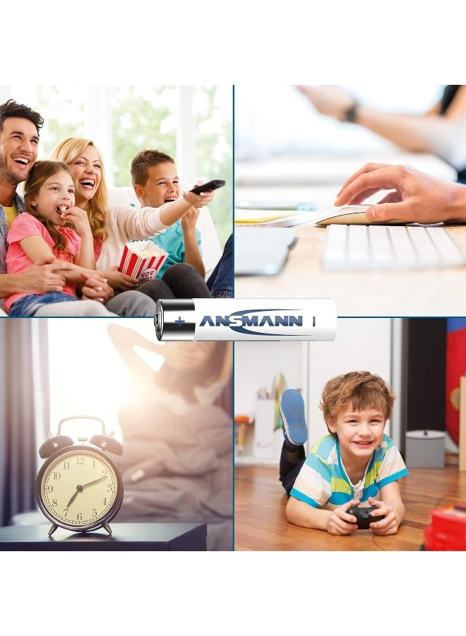 ANSMANN بطاريات AAA قلوية حجم LR03 - بطارية AAA (عبوة من 40) - Image 5