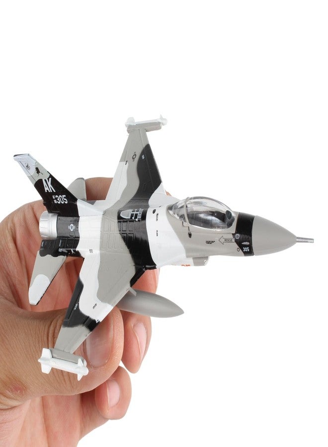 Postage Stamp F-16 Fighting Falcon Die-Cast Model – 1:126 Scale Multi-Role Fighter Jet, 18th Aggressor Wing Edition, 4.875” Length x 3.125” Wingspan, Adult Collectible Ages 14+ - Image 5