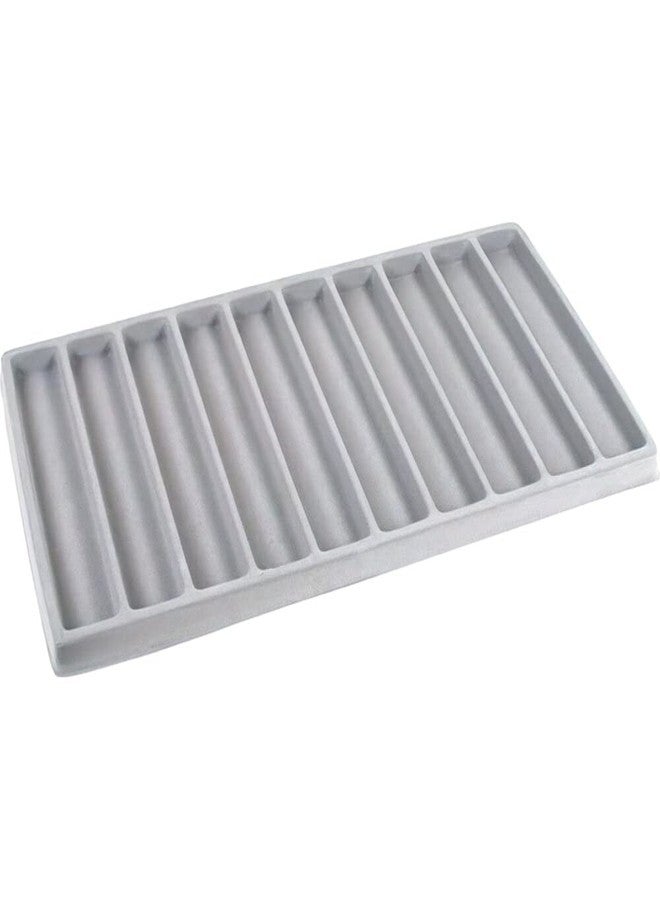 FindingKing 50 Slot Bracelet & Watch Display Tray Gray Showcase - Image 2