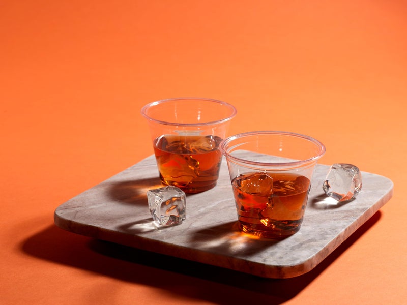 Munfix 250 Pack Clear Plastic Cups  9 Oz Old Fashioned Tumblers  Disposable Drinking Cups  Bulk Plastic Party Cups for Birthday Parties  Picnics  Ceremonies  and All Events  Recyclable and BPA-Free - Image 4