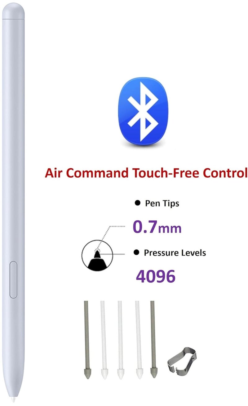 SLQ Tab S10 Plus S Pen (WithBluetooth I 4,096 Pressure Levels) Replacement for Samsung Galaxy Tab S10/10+ Plus/S10 Ultra All Versions Stylus Pen +Tips/Nibs (Blue) - Image 1