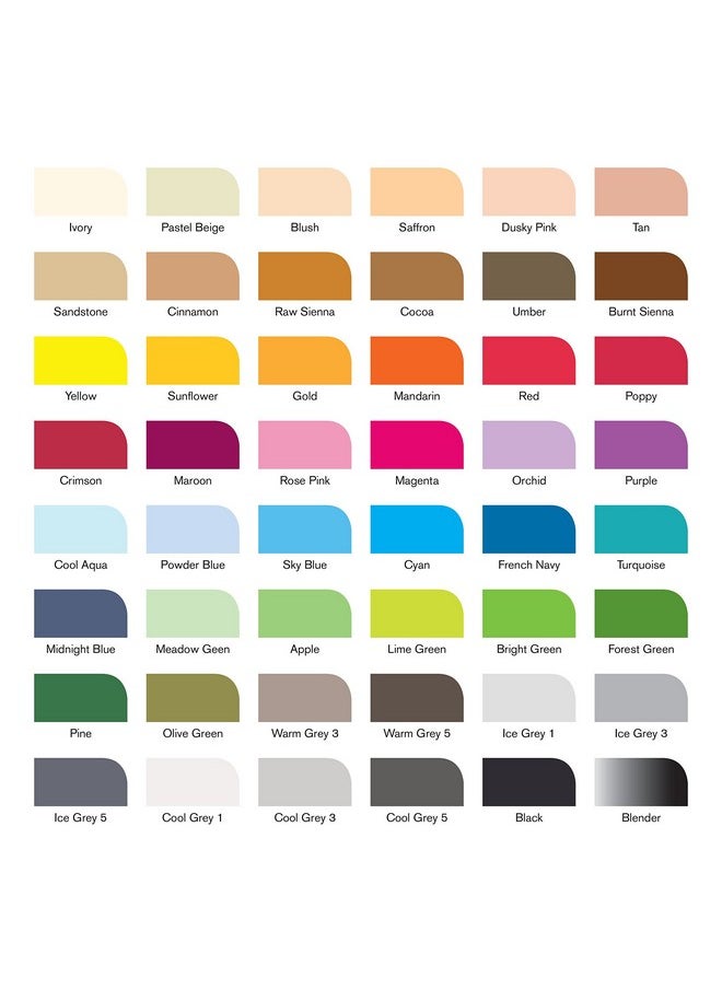 WINSOR & NEWTON - Promarker, Set Of 48, Essential Collection - Image 1