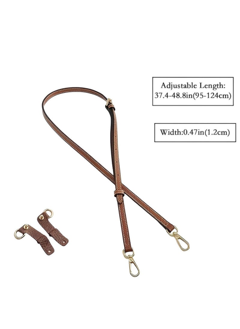 Skycare - Skycare Genuine Leather Purse Straps - Adjustable Shoulder Strap for Longchamp Mini Bags - Image 1