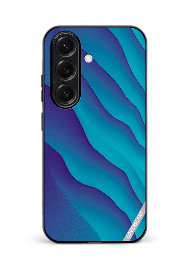 Protective Case Cover For Samsung Galaxy S25 Plus Blue Abstract Design Multicolour