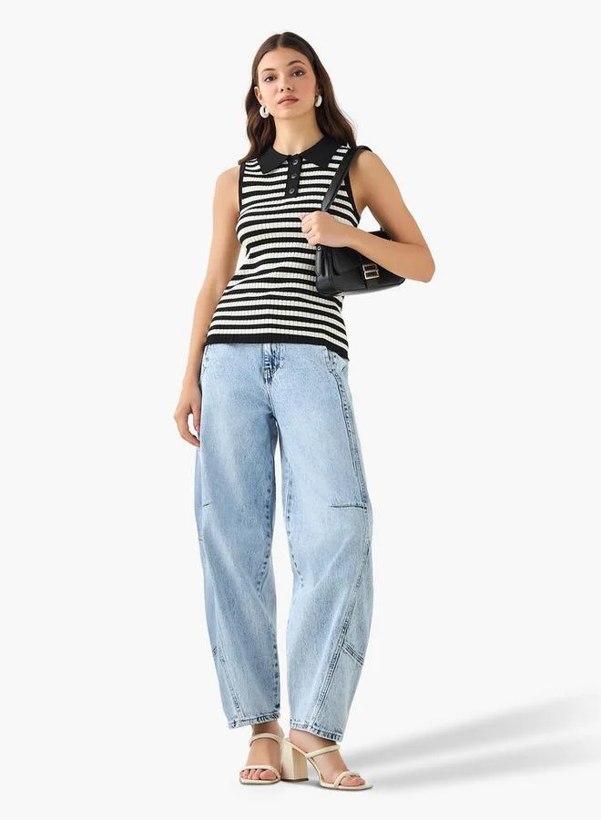 2Xtremz 2Xtremz Top with Ribbed Texture