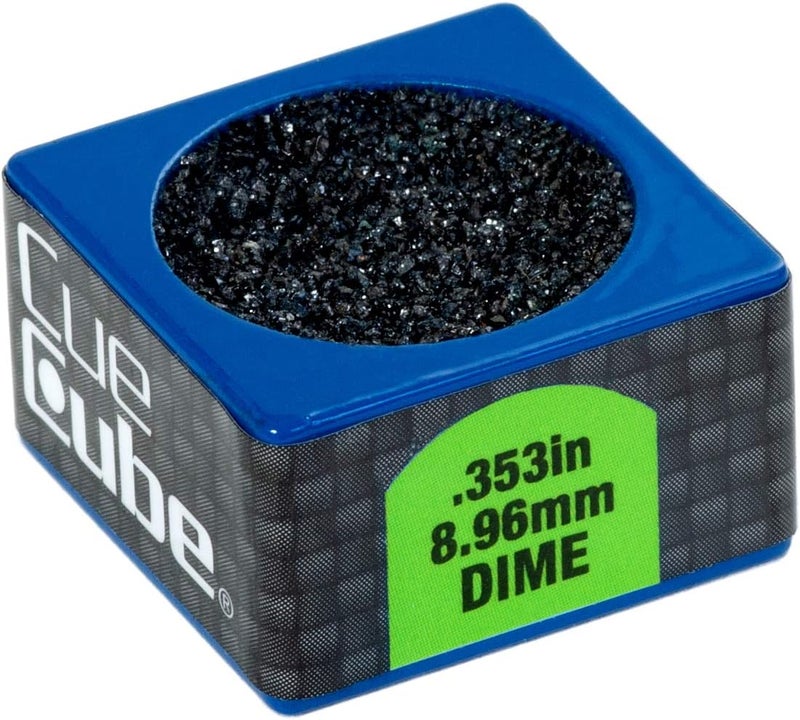 Cue Cube Pool Billiard Cue TIP Tool 2 in 1 Shaper Scuffer Nickel or Dime Radius Choose Your Color - Image 3