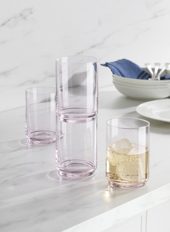 Lenox 897838 Tuscany Classics Stackable Tall Glasses, Set Of 4, Blush - Image 3