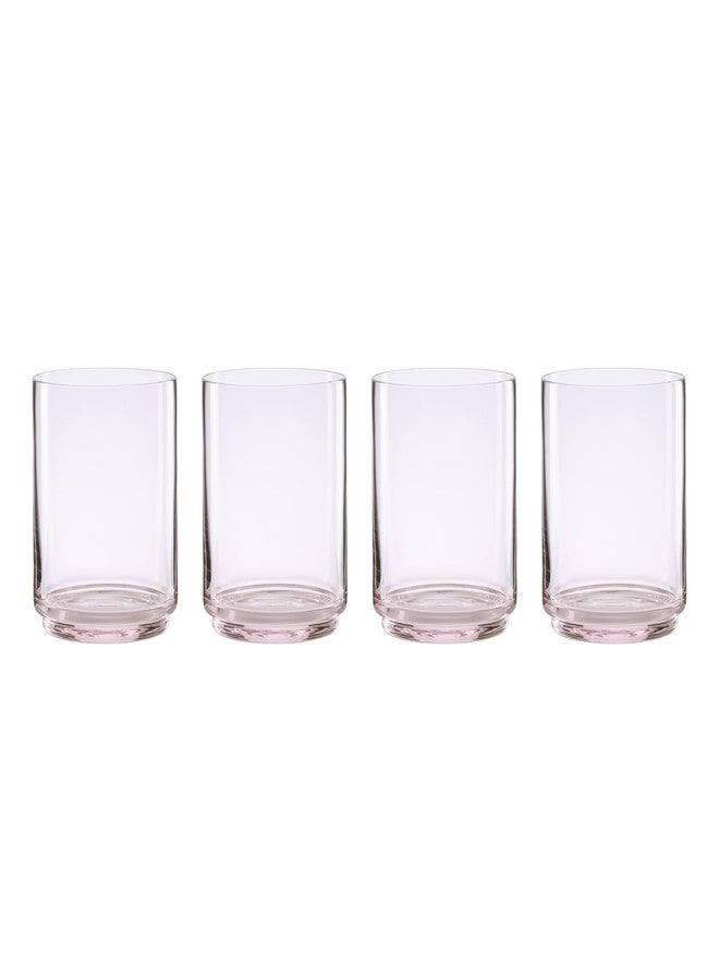 Lenox 897838 Tuscany Classics Stackable Tall Glasses, Set Of 4, Blush - Image 1