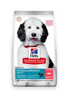 Hill's Hypoallergenic Large Breed Adult Dog Food Salmon - 12 KG  - Image 1