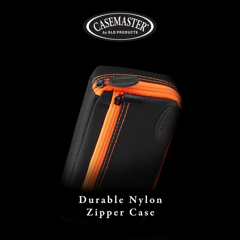 CASEMASTER Plazma Dart Case for Soft and Steel Tip Darts, Holds 3 Darts and Features Built-In Storage Tube and Pockets for Flights, Tips, Shafts, and Personal Items - Image 4