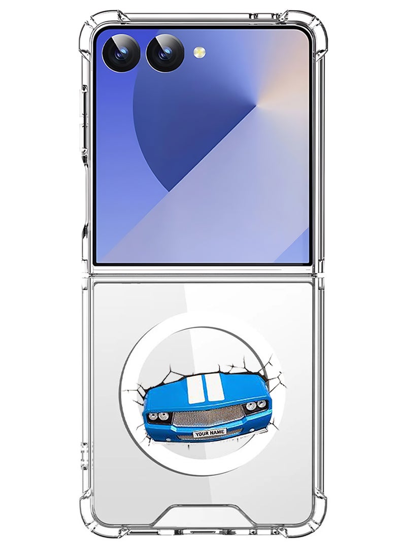 Theodor Magnetic Case for Samsung Galaxy Z Flip 7 Compatible with MagSafe Wireless Charging, Shockproof Phone Bumper Cover Car - Image 1