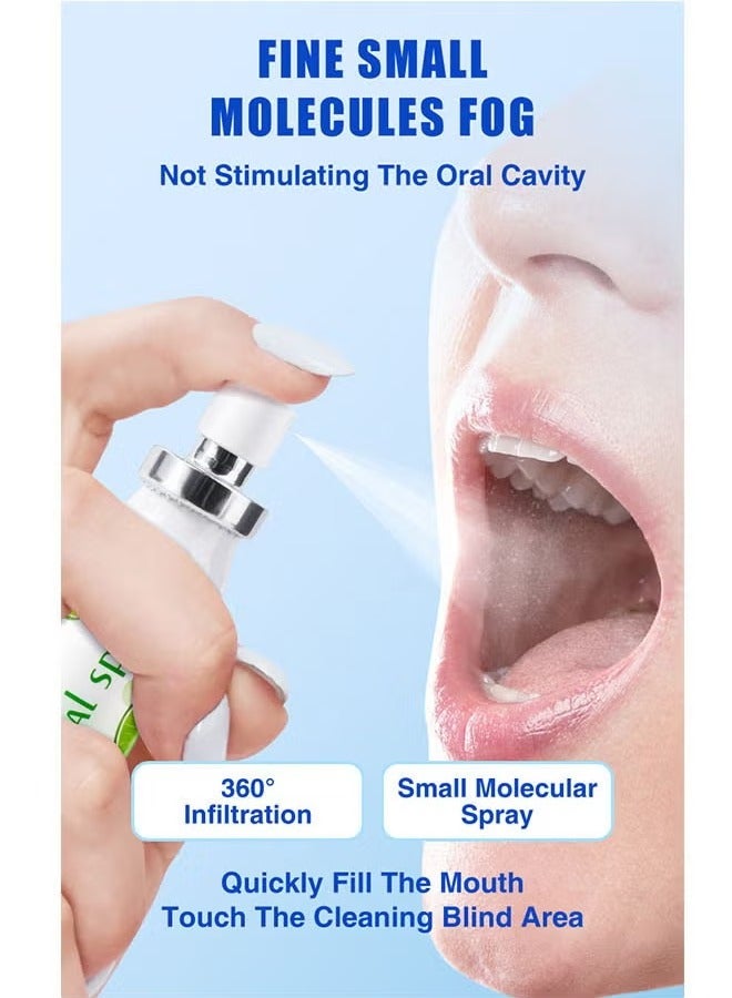 Generic Multi Effeet Fresh Oral Spray 20ml, Bad Breath Treatment for Adults, White  Flavor Mouth Freshener, Effective Puriping Oral Air, Breath Freshener Spray, Oral Care Spray, Mouth Healthy Care  - Image 4