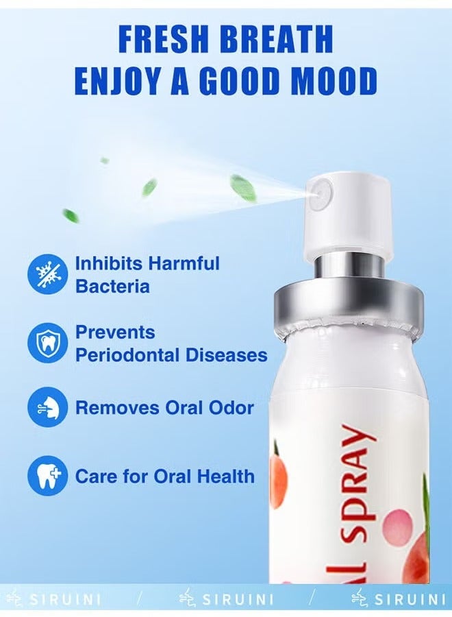 Generic Multi Effeet Fresh Oral Spray 20ml, Bad Breath Treatment for Adults, White  Flavor Mouth Freshener, Effective Puriping Oral Air, Breath Freshener Spray, Oral Care Spray, Mouth Healthy Care  - Image 3