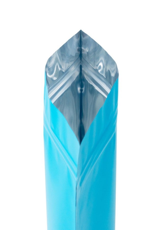 QQ Studio 100 Matte Metallic Color with Frosted Window Display Stand-Up Resealable Bags (Matte Blue 2, 6.3" x 9.4") - Image 4