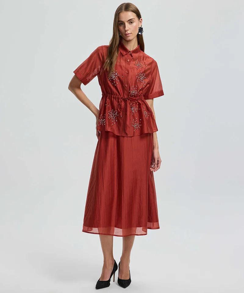 Layered Embellished Dress