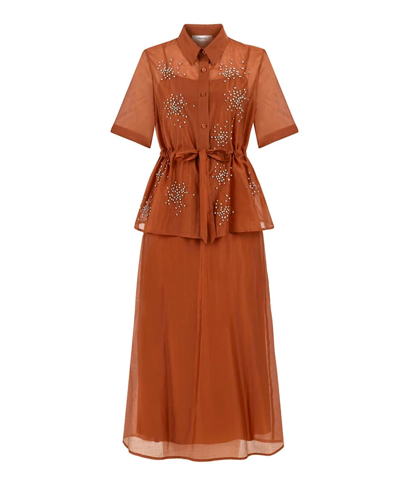 Ipekyol  Layered Embellished Dress for Women | Best Price UAE