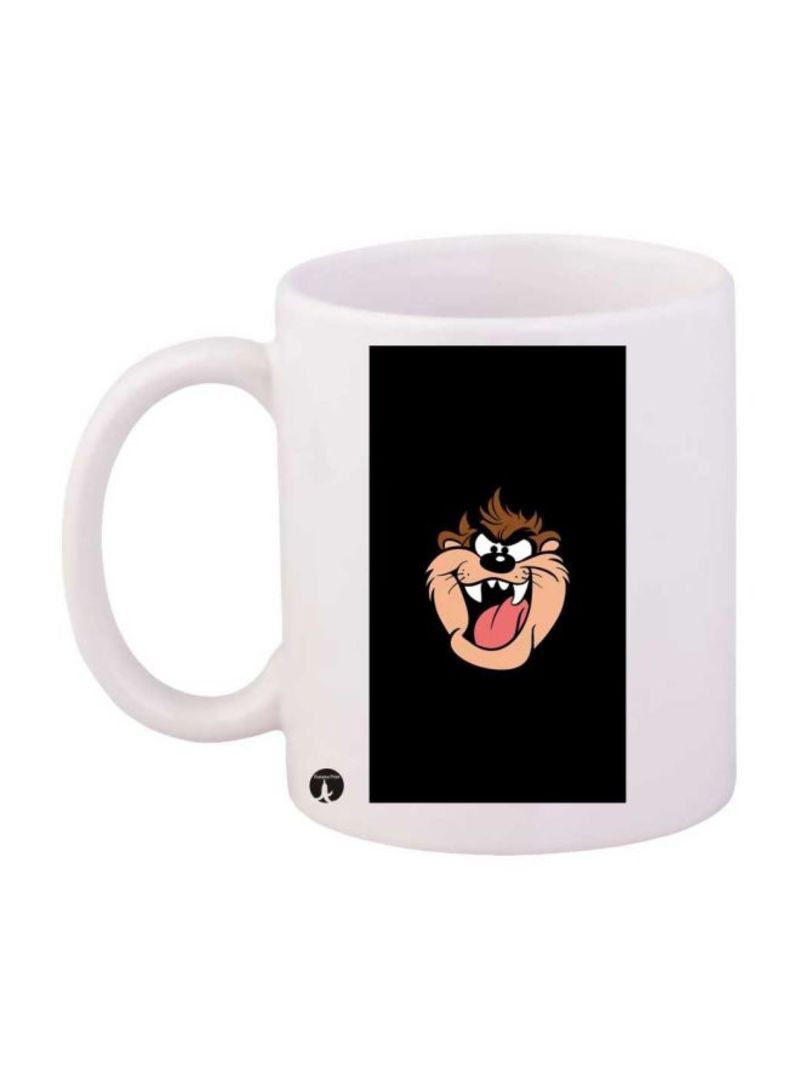 RKN Taz The Tasmanian Devil Printed Mug Brown/White/Pink Standard Size