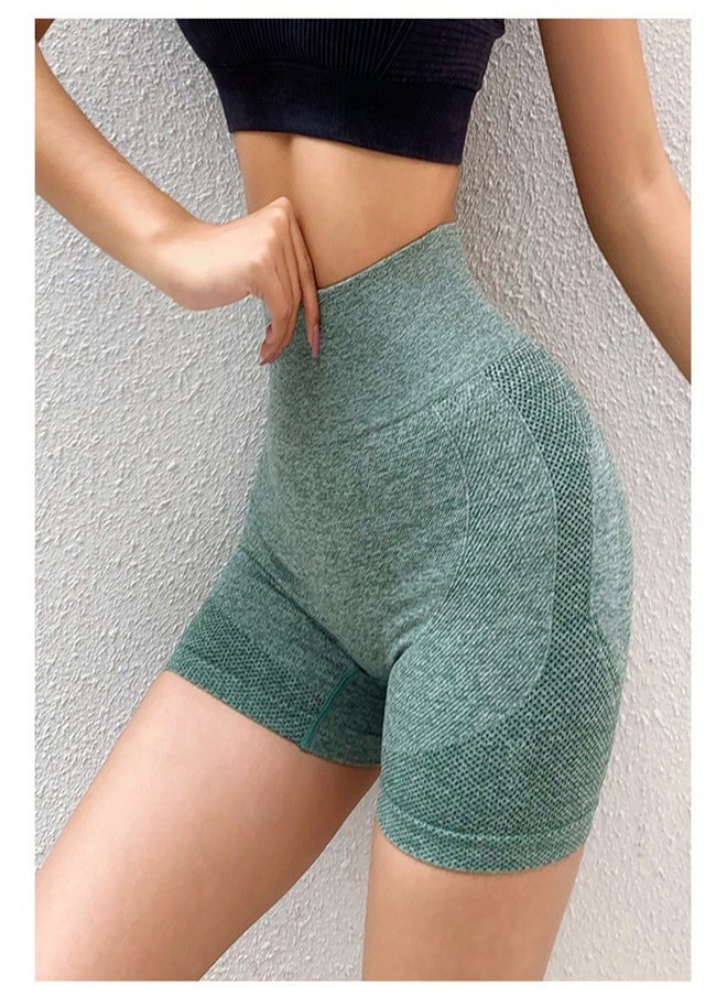 Joychic - Sports Shorts, High Waist and Abdomen, Breathable Elastic Hip Lift, Anti-light and Quick-drying Yoga Pants for Women - Image 1