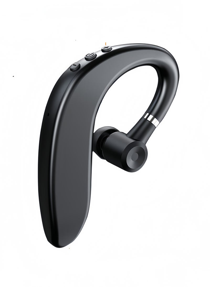 Wireless Bluetooth earphones, sports ear hanging earphones, suitable for office, business, driving, sports, black  - Image 1