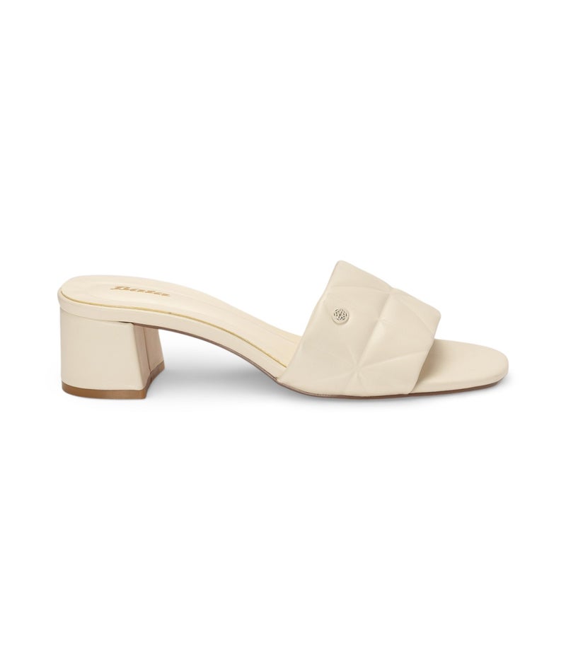 Bata Block Heel Slide Sandals - Image 1