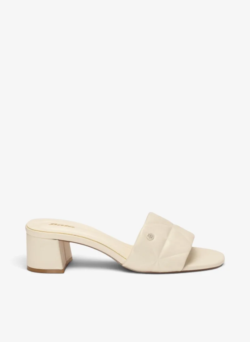 Bata Block Heel Slide Sandals