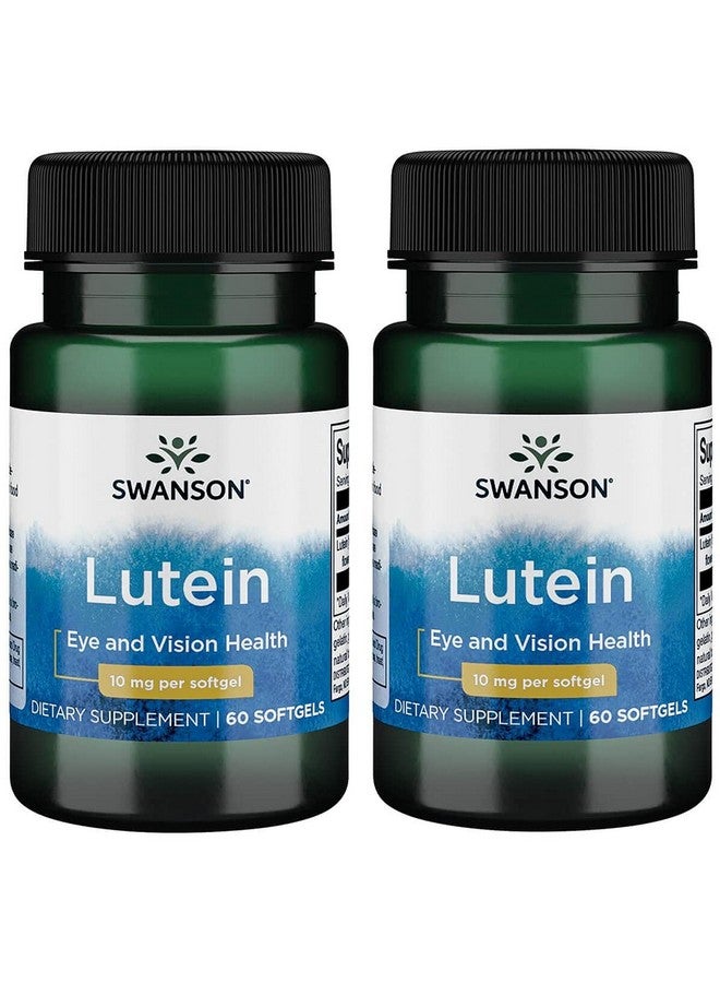 Swanson Lutein 10 Milligrams 60 Sgels (2 Pack) - Image 1