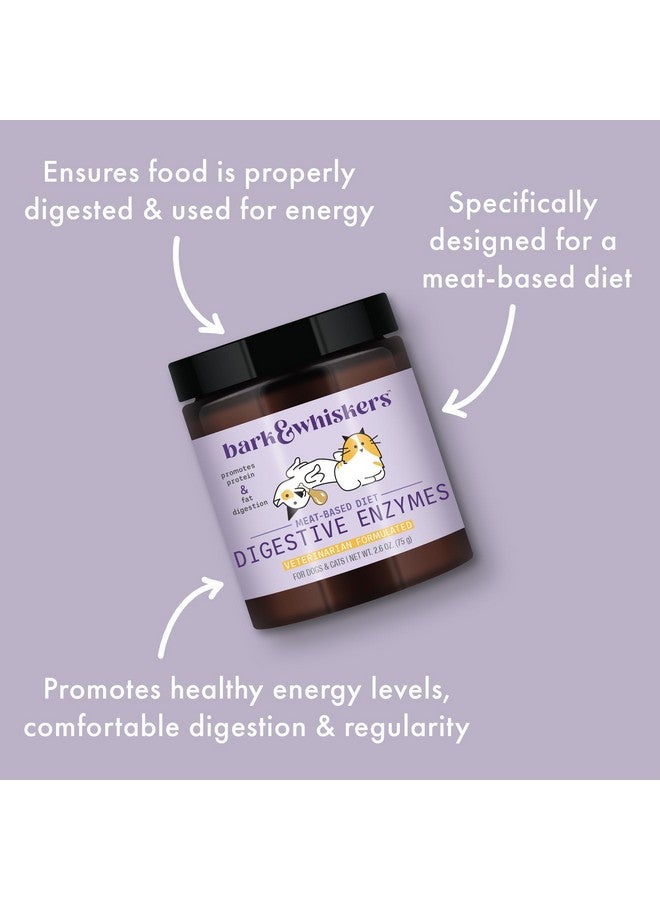 دكتور ميركولا نظام غذائي قائم على اللحوم مع إنزيمات هضمية من Bark & Whiskers للكلاب والقطط، 75 جم (2.6 أونصة)، يعزز تكسير البروتين والدهون، تركيبة بيطرية، دكتور ميركولا - Image 5