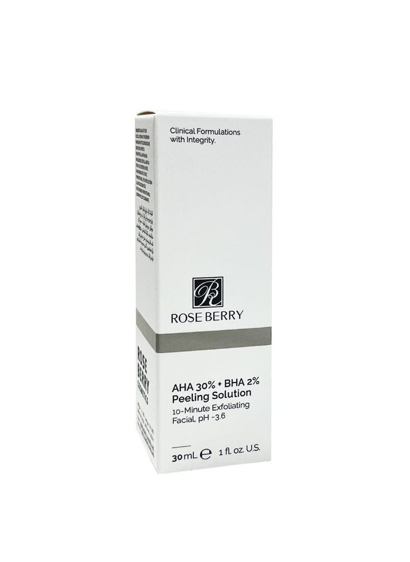 RoseBerry Nature AHA 30% + BHA 2% Peeling Solution Peeling 30ml  - Image 3