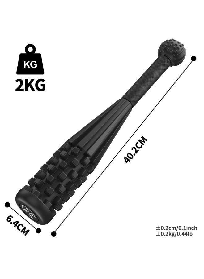 POWER GUIDANCE Macebell, Indian Clubbells, Steel Mace, Indian Club, Gorilla Sports, Suitable for home gym training, massage and rehabilitation 2KG - Image 2
