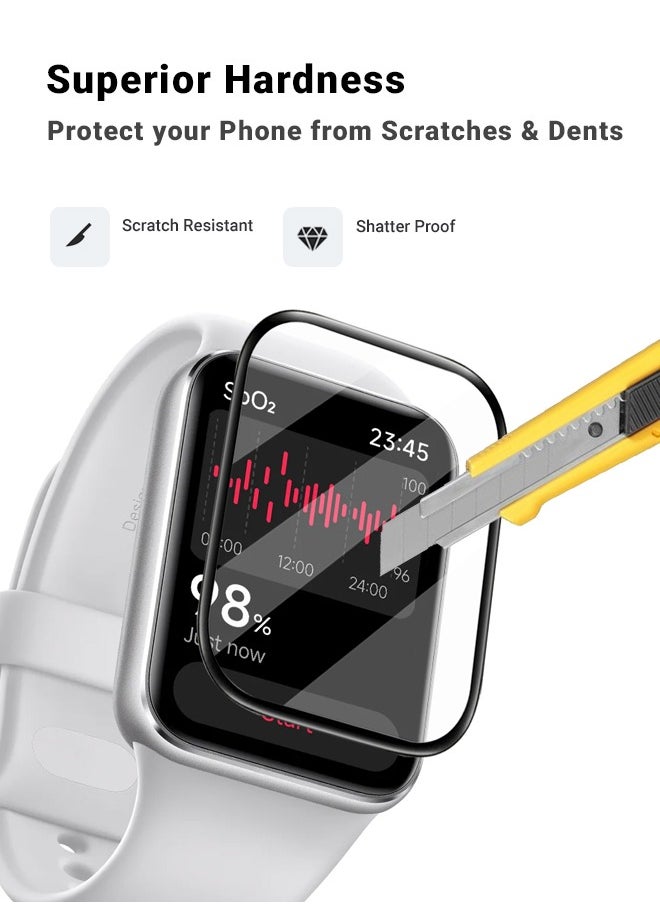 huanmate Xiaomi Smart Band 9 Pro Premium Screen Protector- Crisp Clarity, Ultimate Safety, Shield Against Smudges, Reliable Quality, Easy Installation & Removal  - Image 3