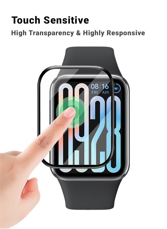 huanmate Xiaomi Smart Band 9 Pro Premium Screen Protector- Crisp Clarity, Ultimate Safety, Shield Against Smudges, Reliable Quality, Easy Installation & Removal  - Image 4