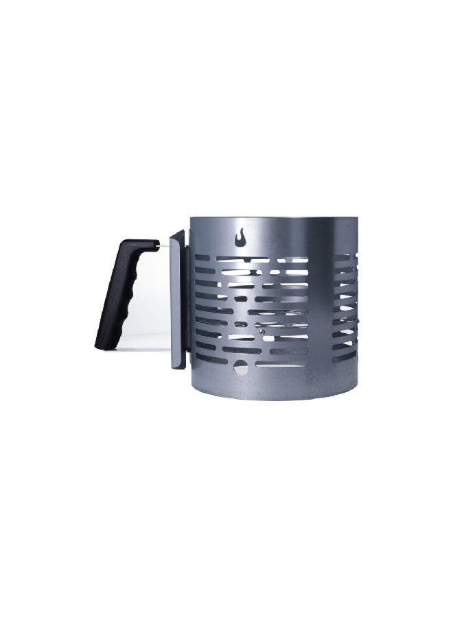 Char-Broil Half-Time Sturdy Steel Charcoal Starter Silver 8 Inch 8748135 - Image 3