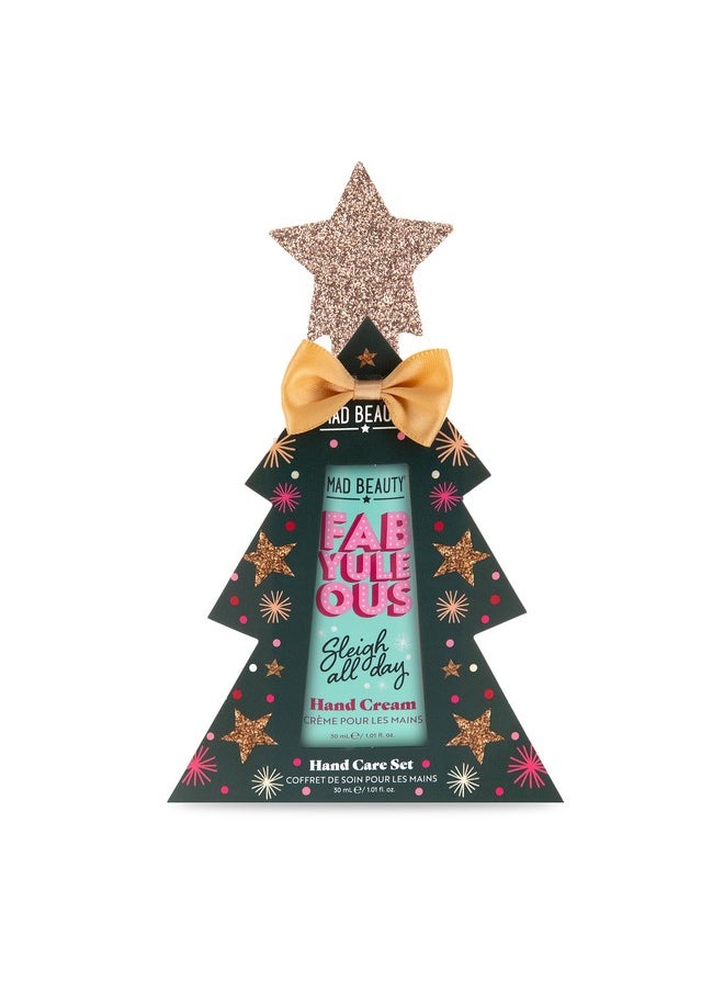 Mad Beauty MAD Beauty FabYuleOus Hand Care Set, Christmas Tree Hand Cream & Nail File, Berry Scented & Enriched with Shea Butter, Hydrating & Nourishing, Great Self-Care Gift  - Image 2