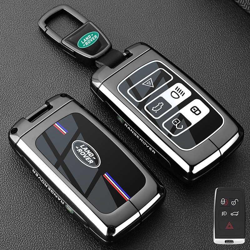 LAND ROVER Key Case Cover for Land Rover Discovery 5, Defender, and Range Rover Sport - Zinc Alloy Design - Image 1