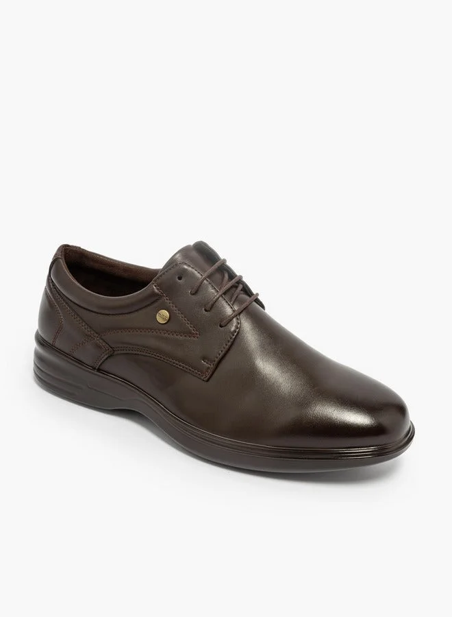 LBL by Shoexpress Solid Lace-Up Derby Shoes