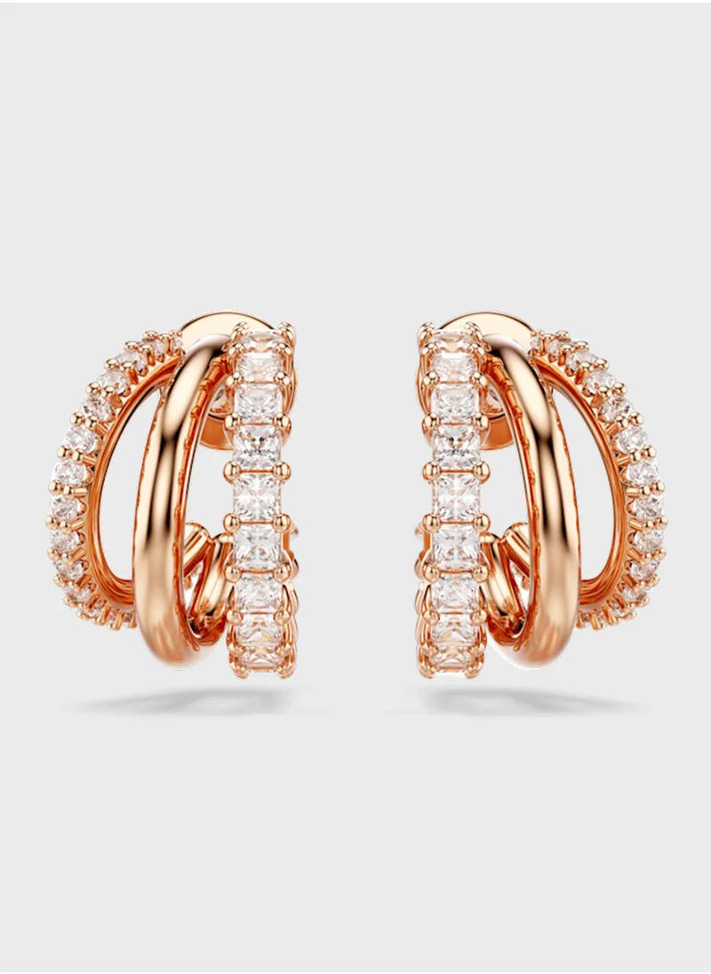 سواروفسكي Hyperbola Hoop Earrings