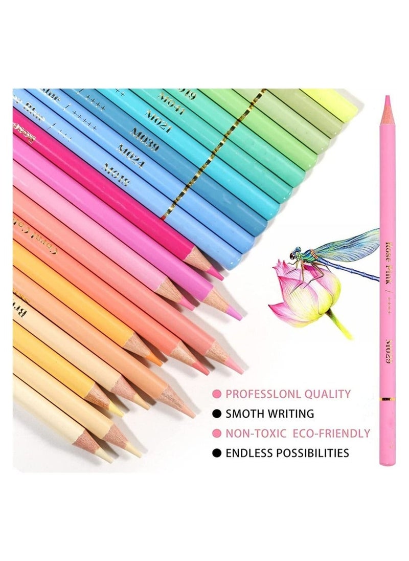 Y&D Colored Pencils, 50pcs Soft Core Pencils for Adult Coloring, Watercolor Pencil Coloring Books, Art Supplies Drawing, Sketching, Gift Kids Beginners  - Image 5