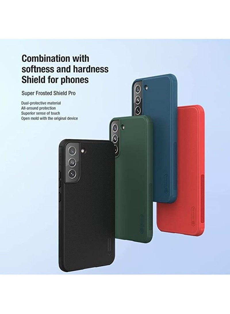 Nillkin For Samsung Galaxy S22 Plus Super Frosted Shield Pro Back Cover - Red - Image 5