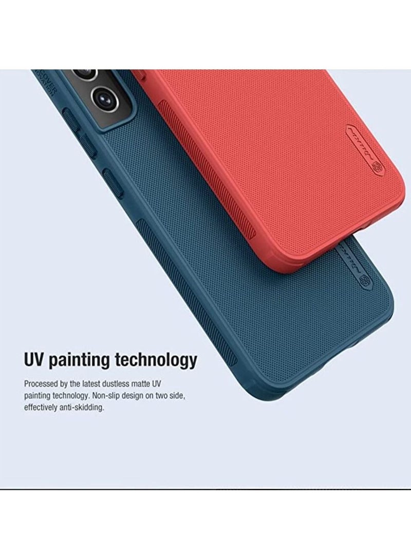 Nillkin For Samsung Galaxy S22 Plus Super Frosted Shield Pro Back Cover - Red - Image 4