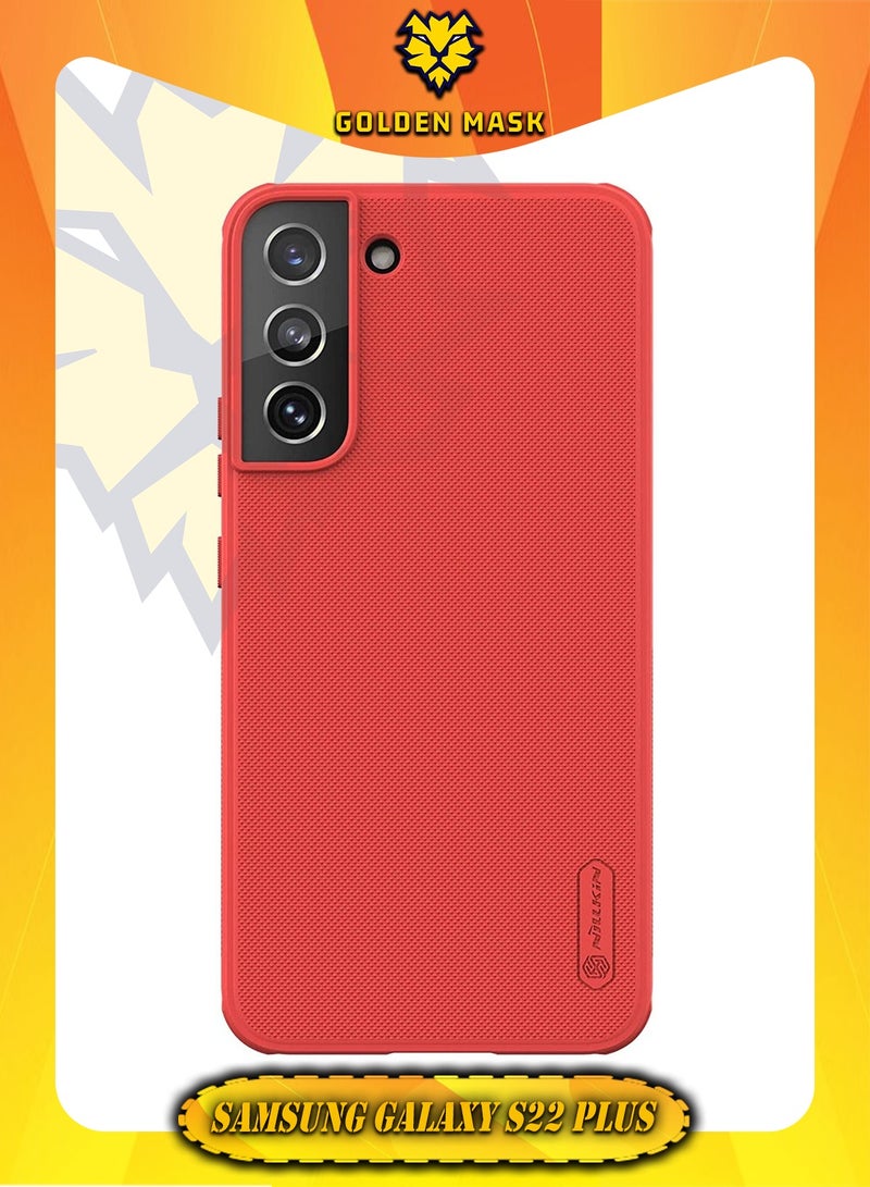 Nillkin For Samsung Galaxy S22 Plus Super Frosted Shield Pro Back Cover - Red - Image 1