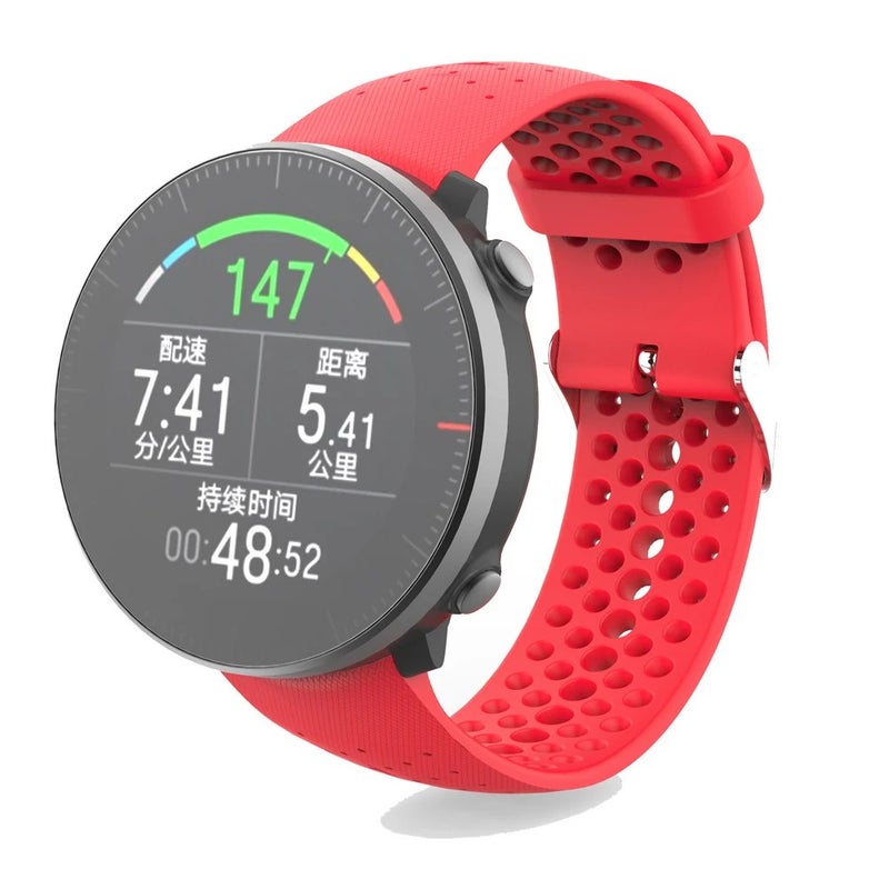 Bluejw Premium Silicone Watch Band Replacement Strap for Polar Vantage M Sport Watch - Image 5