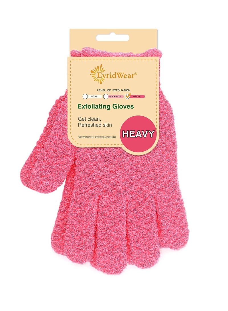 Evridwear Evridwear Exfoliating Glove Shower Gloves Exfoliate Dead Skin for Dry Sensitive Skin No Irritation with Hanging Loop  - Image 1